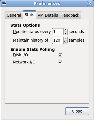 Configuring performance monitoring