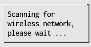 image of Network Setup
                wifi scanner window